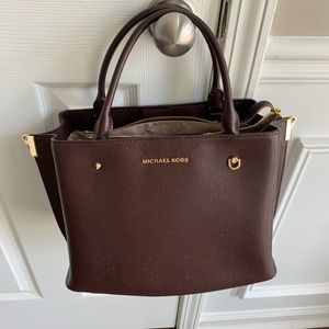 Michael Kors Arielle (Barolo) Large Leather Satchel
